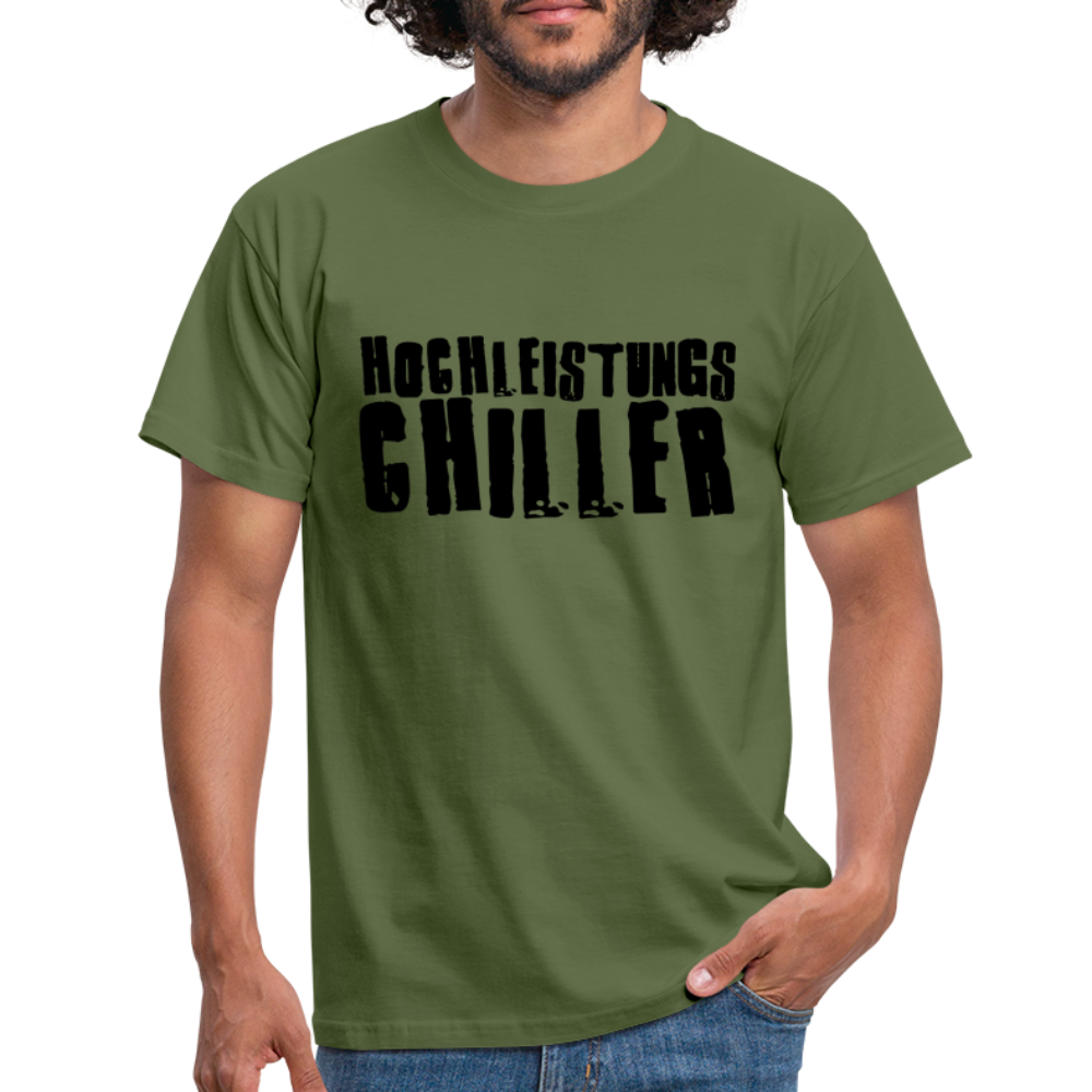 Hochleistungs Chiller Witziges T-Shirt - military green