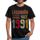 Geburtstags Shirt Im Mai 1991 Geboren Legendär seit 1991 Geschenk T-Shirt - Schwarz