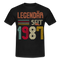 Geburtstags Shirt Im Mai 1987 Geboren Legendär seit 1987 Geschenk T-Shirt - Schwarz