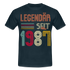 Geburtstags Shirt Im Mai 1987 Geboren Legendär seit 1987 Geschenk T-Shirt - Navy