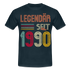 Geburtstags Shirt Im Mai 1990 Geboren Legendär seit 1990, Geschenk T-Shirt - Navy