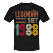 Geburtstags Shirt Im Mai 1988 Geboren Legendär seit 1988 Geschenk T-Shirt - Schwarz
