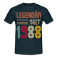 Geburtstags Shirt Im Mai 1988 Geboren Legendär seit 1988 Geschenk T-Shirt - Navy