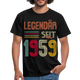 Geburtstags Shirt Im Mai 1959 Geboren Legendär seit 1959 Geschenk T-Shirt - Schwarz
