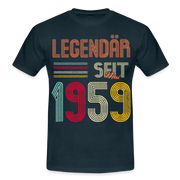 Geburtstags Shirt Im Mai 1959 Geboren Legendär seit 1959 Geschenk T-Shirt - Navy