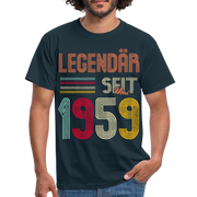 Geburtstags Shirt Im Mai 1959 Geboren Legendär seit 1959 Geschenk T-Shirt - Navy