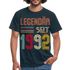 Geburtstags Shirt Im Mai 1992 Geboren Legendär seit 1992 Geschenk T-Shirt - Navy