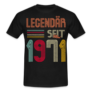 Geburtstags Shirt Im Mai 1971 Geboren Legendär seit 1971 Geschenk T-Shirt - Schwarz