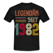 Geburtstags Shirt Im Mai 1982 Geboren Legendär seit 1982 Geschenk T-Shirt - Schwarz