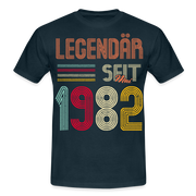 Geburtstags Shirt Im Mai 1982 Geboren Legendär seit 1982 Geschenk T-Shirt - Navy