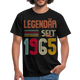 Geburtstags Shirt Im Mai 1965 Geboren Legendär seit 1965 Geschenk T-Shirt - Schwarz