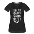 Garten Gärtnerin keine Zeit der Garten ruft Frauen Premium T-Shirt - Schwarz