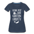 Garten Gärtnerin keine Zeit der Garten ruft Frauen Premium T-Shirt - Navy