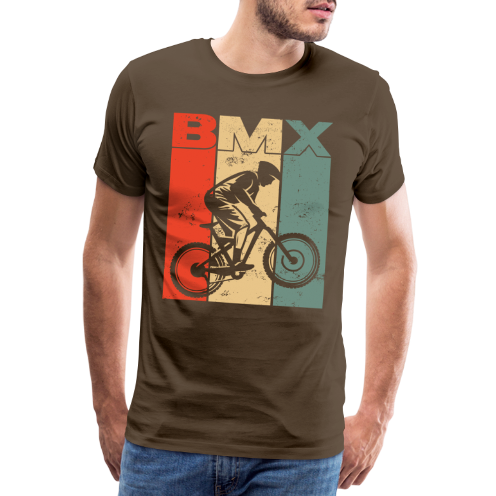BMX Fahrrad Fahrer BMX Freunde Premium T-Shirt - Edelbraun