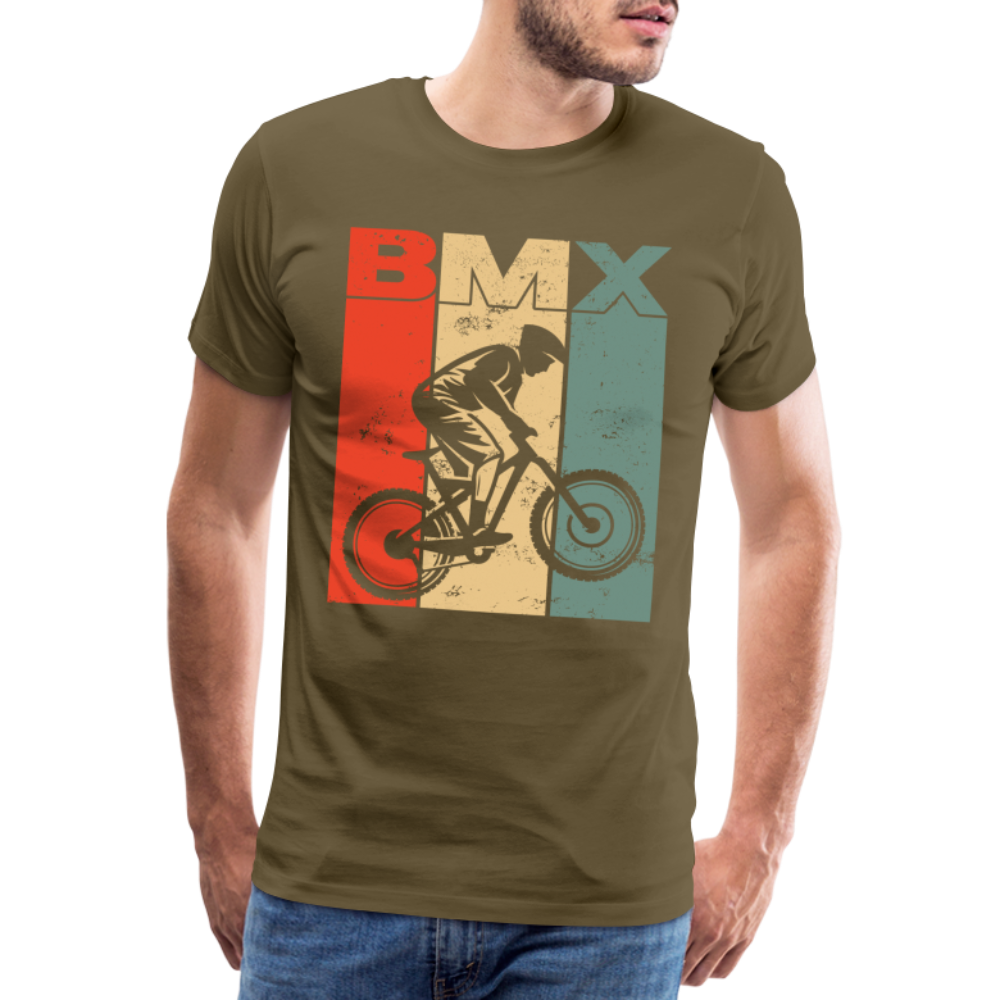 BMX Fahrrad Fahrer BMX Freunde Premium T-Shirt - Khaki