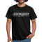 Vatertag Shirt Legendaddy seit 2015 Vatertags Geschenk T-Shirt - Schwarz