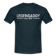 Vatertag Shirt Legendaddy seit 2015 Vatertags Geschenk T-Shirt - Navy