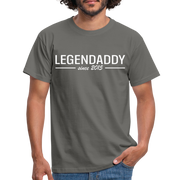 Vatertag Shirt Legendaddy seit 2015 Vatertags Geschenk T-Shirt - Graphit