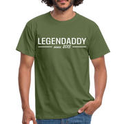 Vatertag Shirt Legendaddy seit 2015 Vatertags Geschenk T-Shirt - Militärgrün