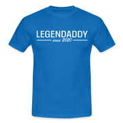 Vatertag Shirt Legendaddy seit 2020 Vatertags Geschenk T-Shirt - Royalblau