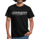 Vatertag Shirt Legendaddy seit 2020 Vatertags Geschenk T-Shirt - Schwarz
