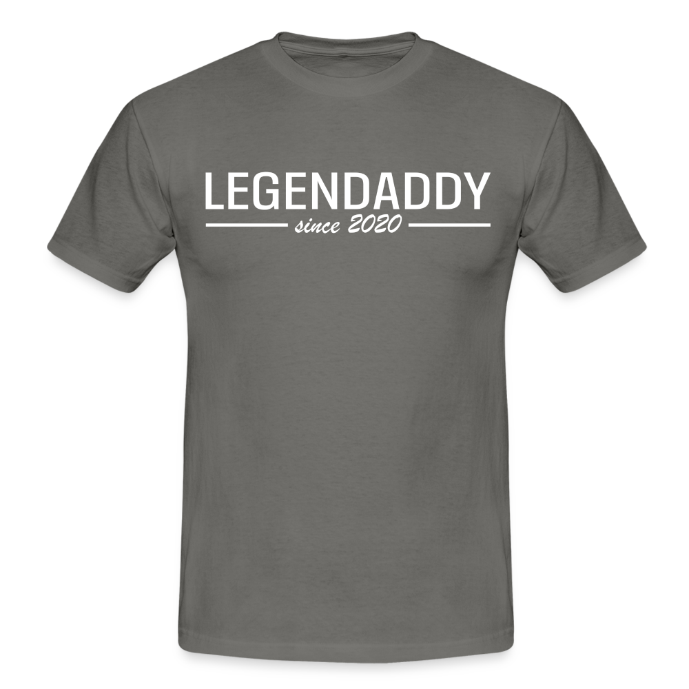 Vatertag Shirt Legendaddy seit 2020 Vatertags Geschenk T-Shirt - Graphit