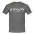 Vatertag Shirt Legendaddy seit 2020 Vatertags Geschenk T-Shirt - Graphit