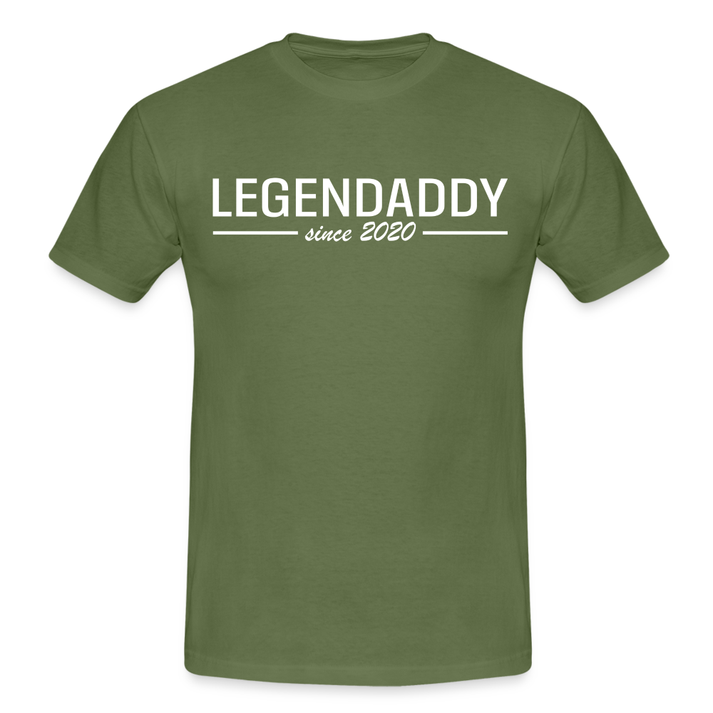 Vatertag Shirt Legendaddy seit 2020 Vatertags Geschenk T-Shirt - Militärgrün