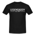 Vatertag Shirt Legendaddy seit 2018 Vatertags Geschenk T-Shirt - Schwarz