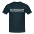 Vatertag Shirt Legendaddy seit 2017 Vatertags Geschenk T-Shirt - Navy