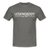 Vatertag Shirt Legendaddy seit 2017 Vatertags Geschenk T-Shirt - Graphit