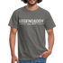 Vatertag Shirt Legendaddy seit 2017 Vatertags Geschenk T-Shirt - Graphit