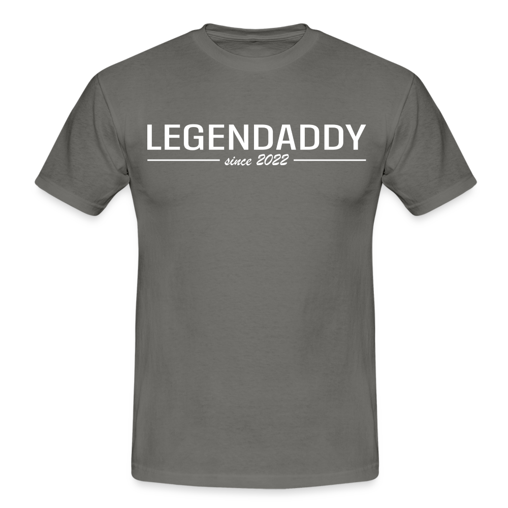 Vatertag Shirt Legendaddy seit 2022 Vatertags Geschenk T-Shirt - Graphit