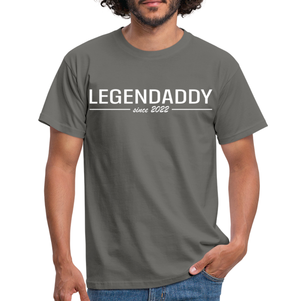 Vatertag Shirt Legendaddy seit 2022 Vatertags Geschenk T-Shirt - Graphit