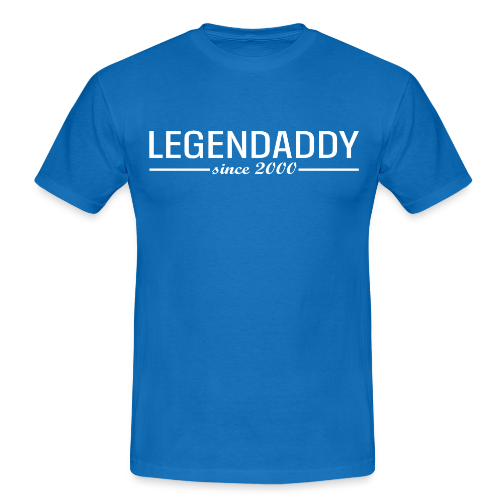 Vatertag Shirt Legendaddy seit 2000 Vatertags Geschenk T-Shirt - Royalblau