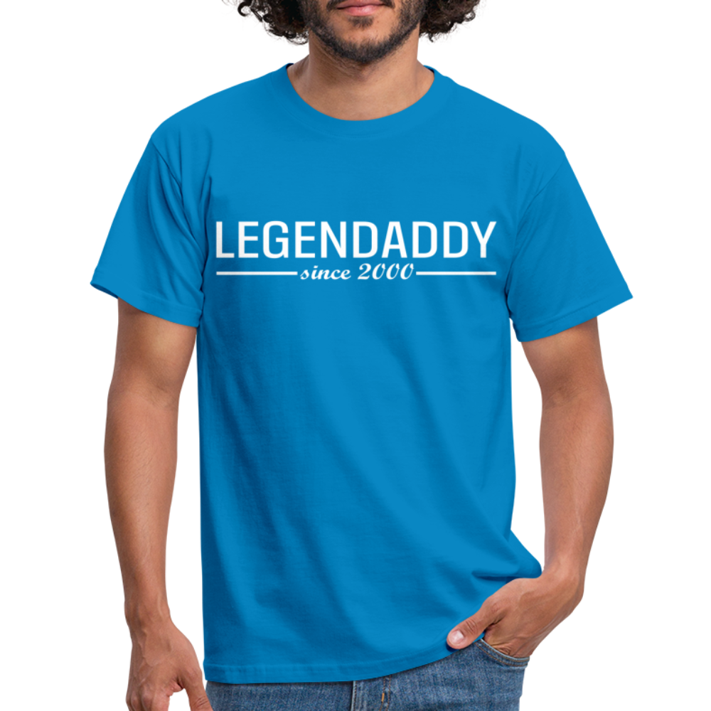 Vatertag Shirt Legendaddy seit 2000 Vatertags Geschenk T-Shirt - Royalblau