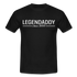 Vatertag Shirt Legendaddy seit 2000 Vatertags Geschenk T-Shirt - Schwarz