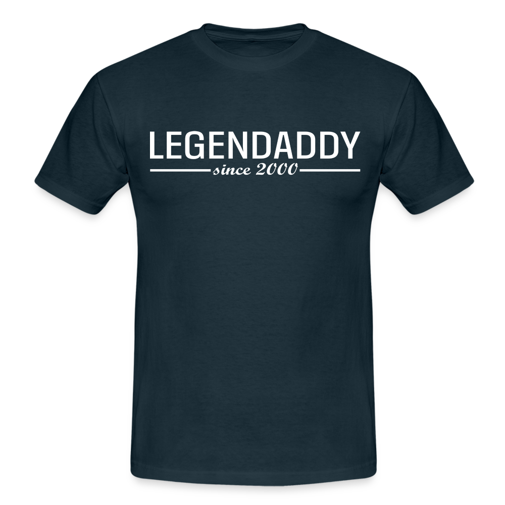 Vatertag Shirt Legendaddy seit 2000 Vatertags Geschenk T-Shirt - Navy