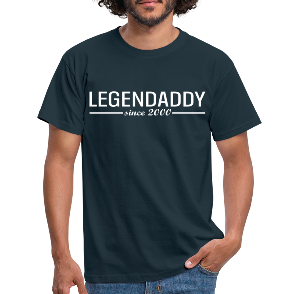 Vatertag Shirt Legendaddy seit 2000 Vatertags Geschenk T-Shirt - Navy