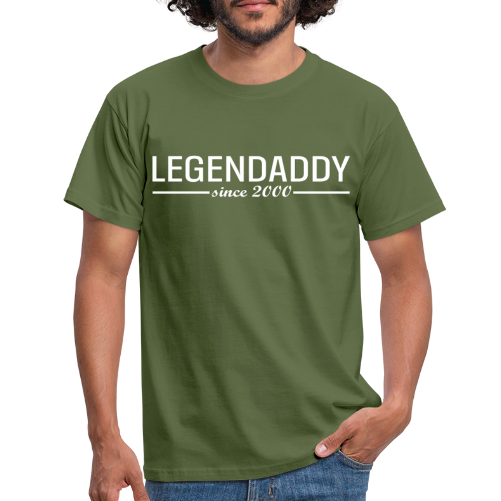 Vatertag Shirt Legendaddy seit 2000 Vatertags Geschenk T-Shirt - Militärgrün