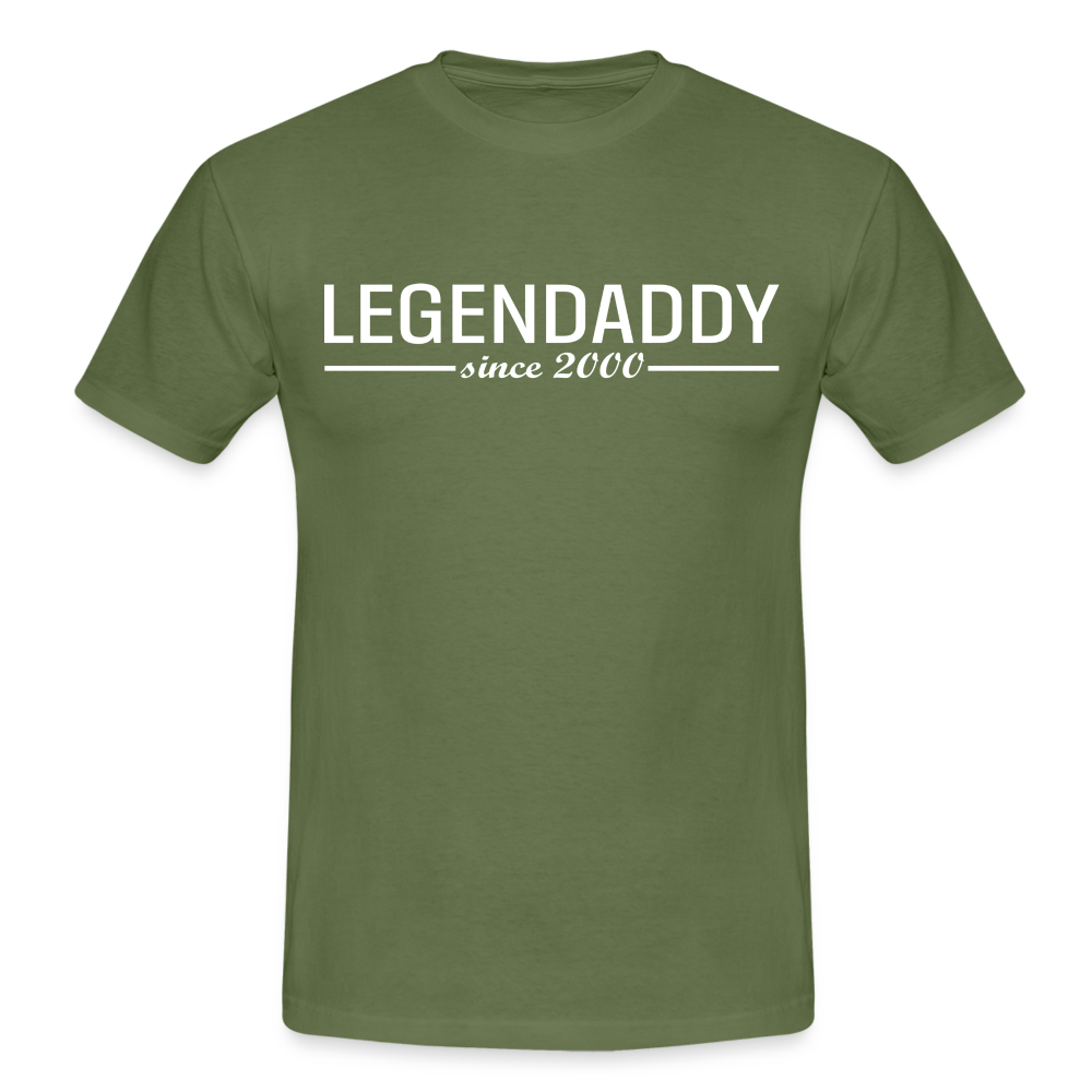 Vatertag Shirt Legendaddy seit 2000 Vatertags Geschenk T-Shirt - Militärgrün