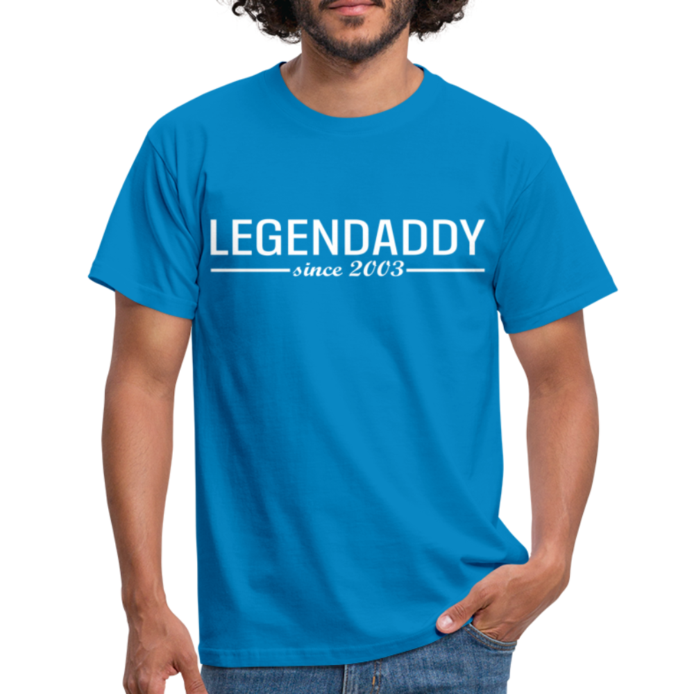 Vatertag Shirt Legendaddy seit 2003 Vatertags Geschenk T-Shirt - Royalblau