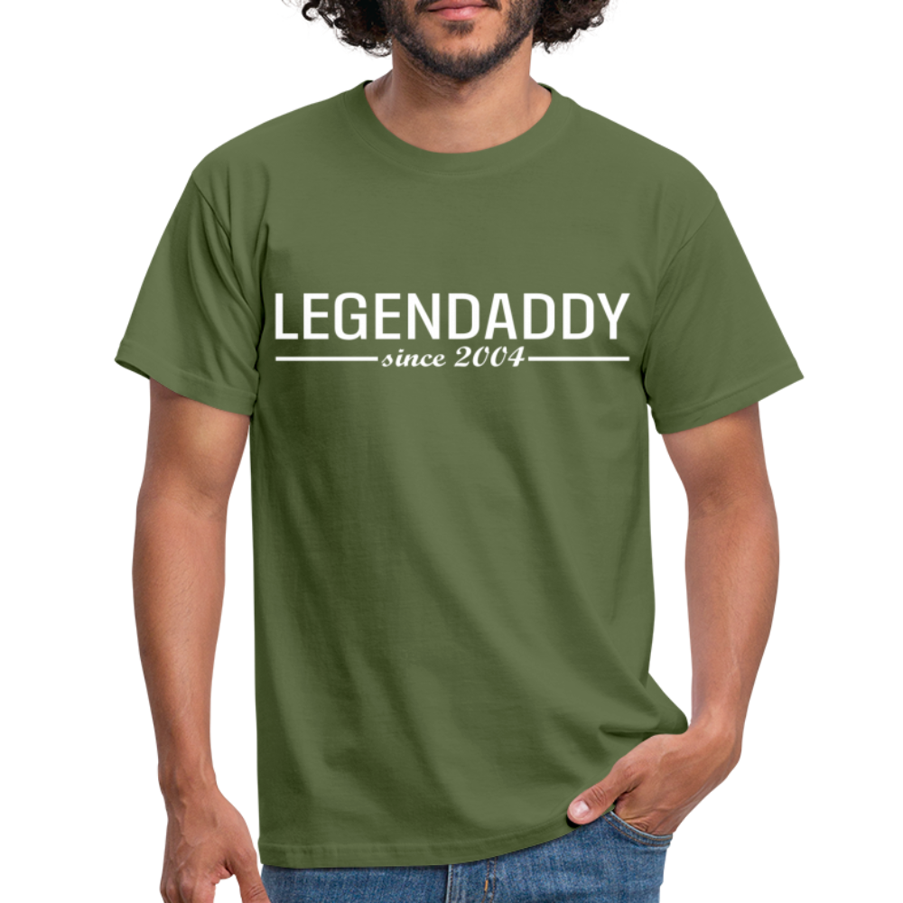 Vatertag Shirt Legendaddy seit 2004 Vatertags Geschenk T-Shirt - Militärgrün