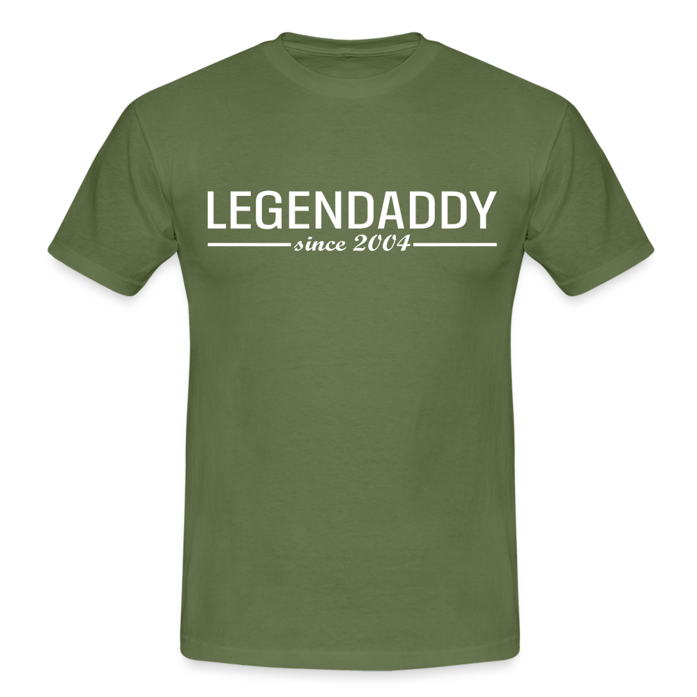 Vatertag Shirt Legendaddy seit 2004 Vatertags Geschenk T-Shirt - Militärgrün