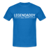 Vatertag Shirt Legendaddy seit 2009 Vatertags Geschenk T-Shirt - Royalblau