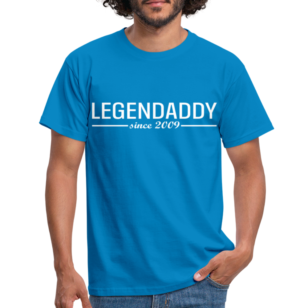 Vatertag Shirt Legendaddy seit 2009 Vatertags Geschenk T-Shirt - Royalblau