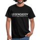 Vatertag Shirt Legendaddy seit 2009 Vatertags Geschenk T-Shirt - Schwarz
