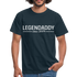 Vatertag Shirt Legendaddy seit 2009 Vatertags Geschenk T-Shirt - Navy