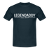 Vatertag Shirt Legendaddy seit 2009 Vatertags Geschenk T-Shirt - Navy