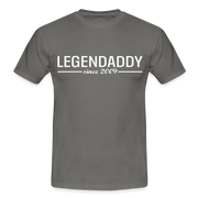 Vatertag Shirt Legendaddy seit 2009 Vatertags Geschenk T-Shirt - Graphit